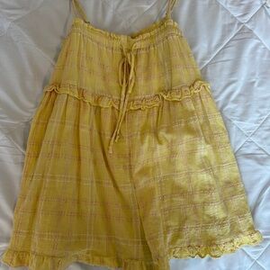 Yellow Plaid Romper